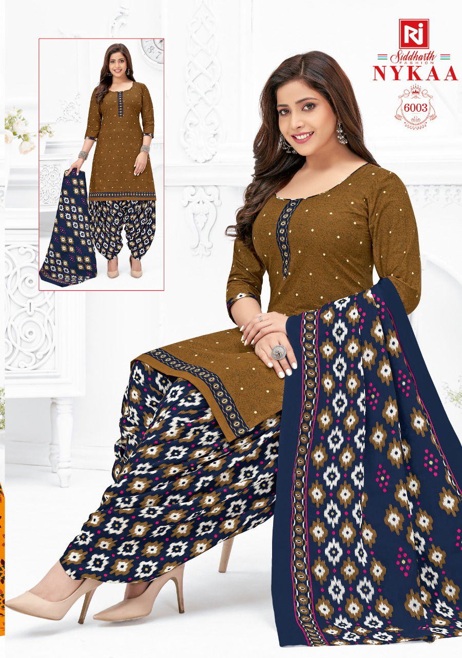 Siddharth Nykaa Vol 6 Ready Made Regular Wear Dress Collection
